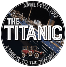 Titanic exhibit circle logo